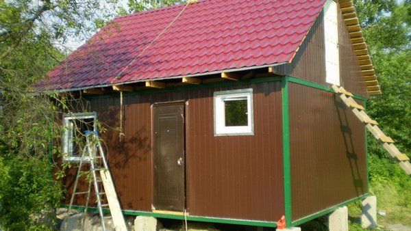 Строительство дачного дома своими руками фото