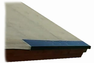 Монтаж карнизной планки на крыше