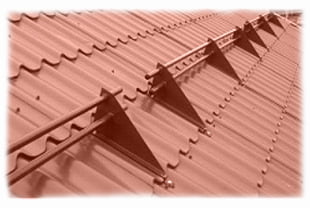 снегозадержатель трубчатый для металлочерепицы